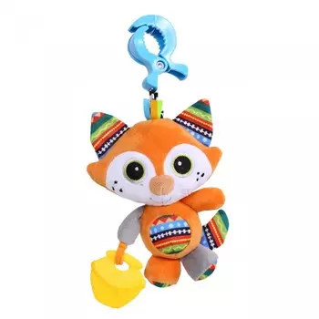 Подвесная игрушка Biba Toys на прищепке Лисенок Фрэнк 27x13 см