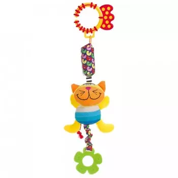 Подвесная игрушка Bondibon Кот с колокольчиком