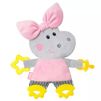 Подвесная игрушка Мякиши подвеска Бегемотик Милочка