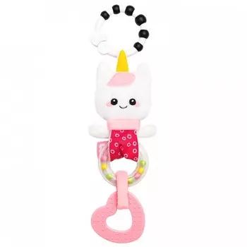 Подвесная игрушка Мякиши Погремушка Единорог Лайк