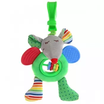 Подвесная игрушка Ути Пути Гремелка с вибрацией Мышка