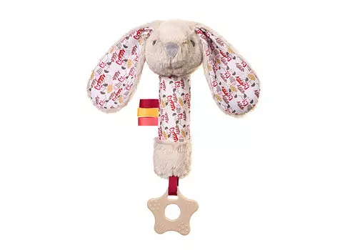 Погремушка BabyOno Пищалка с прорезывателем