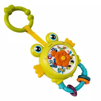 Погремушка Bondibon Baby you музыкальная Часы лягушка