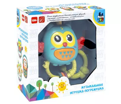 Погремушка Bondibon Baby you музыкальная Сова