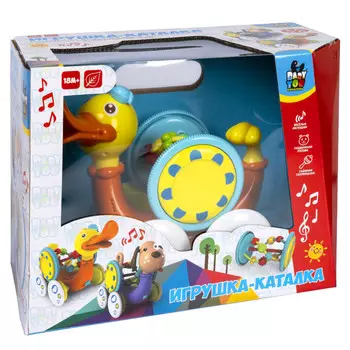 Погремушка Bondibon каталка Baby You Утка
