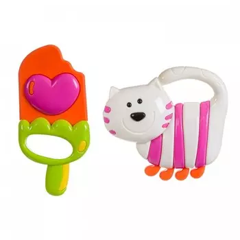 Погремушка Bondibon Мороженое и Кот