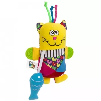 Погремушка Bondibon Развивающая игрушка Кот с прорезывателем