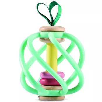 Погремушка Hape для малышей Яблоко Пастель