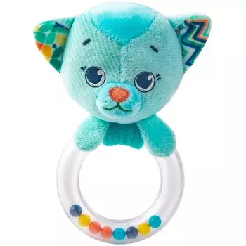 Погремушка Happy Snail пищалка котик Дарси