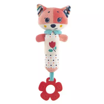 Погремушка Happy Snail пищалка Лисичка Люси 22HSST01FL