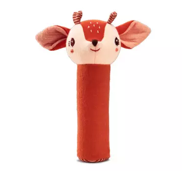 Погремушка Lilliputiens пищалка Олененок Стелла