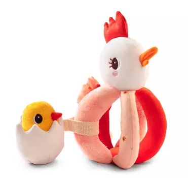Погремушка Lilliputiens Погремушка ручная Курочка Полетта