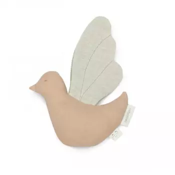 Погремушка Nobodinoz из льна в виде птицы Lin Francais Bird
