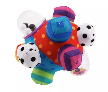 Погремушка Sassy Мягкий мяч-погремушка