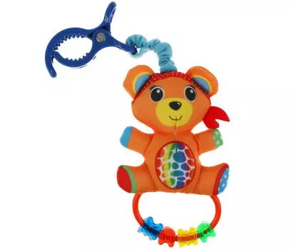 Погремушка Умка с бусинами Мишка