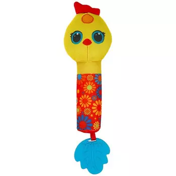 Погремушка Умка Текстильная пищалка Цыпленок