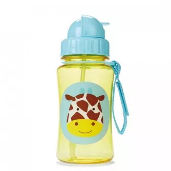 Поильник Skip-Hop Zoo Straw Bottle 350 мл
