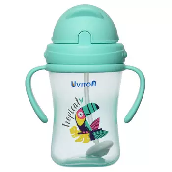 Поильник Uviton с трубочкой I Fly 360 мл