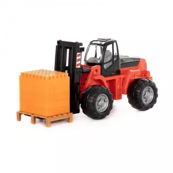 Полесье Автокар с конструктором Супер-Микс 30 элементов на поддоне