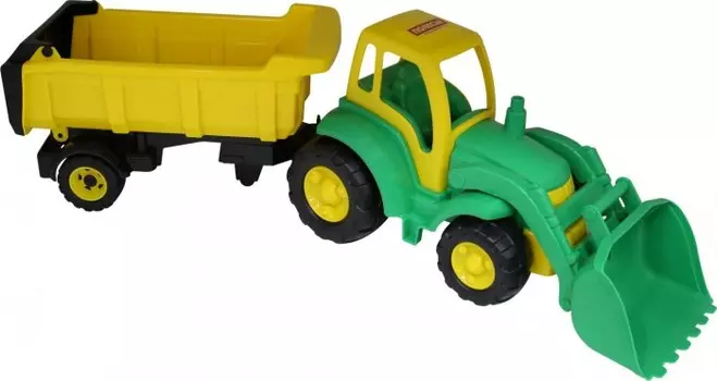 Полесье Трактор Чемпион с прицепом