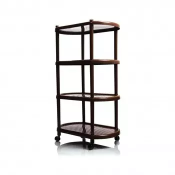 Полимербыт Этажерка овальная 4-х секционная