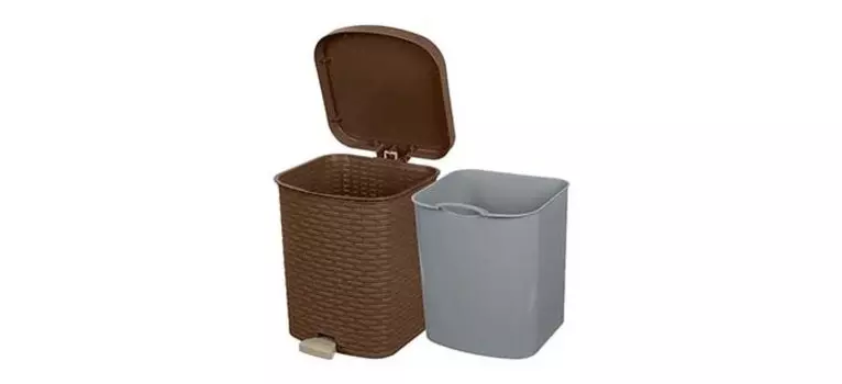 Полимербыт Контейнер для мусора с педалью Артлайн 12 л