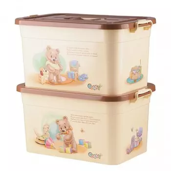 Полимербыт Ящик для игрушек Polly 15 л