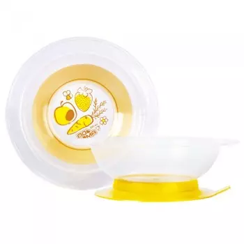 ПОМА Детская большая тарелочка на присоске 240 мл