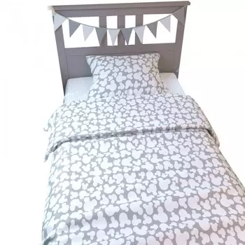 Постельное белье AmaroBaby 1.5 спальное Time to Sleep Мышонок (3 предмета)