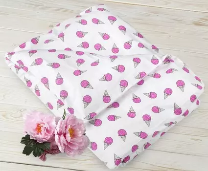 Постельное белье AmaroBaby Пододеяльник на молнии Мороженое 147х112 (бязь)