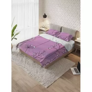 Постельное белье Ambesonne Полевые растения Евро (3 предмета)