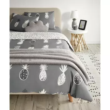Постельное белье Gulliver Home двуспальное Ананасы (4 предмета) 221GHUH03012