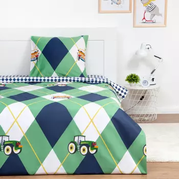 Постельное белье LoveLife 1.5 спальное Трактор (3 предмета)
