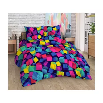 Постельное белье Миланика 1.5 спальное Куб (3 предмета)