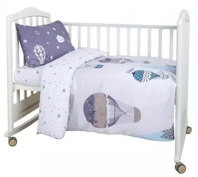 Постельное белье Вомбатик Путешественники (3 предмета)