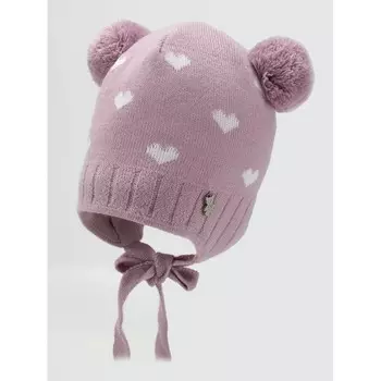 ПриКиндер Шапка зимняя для девочки D2-4028