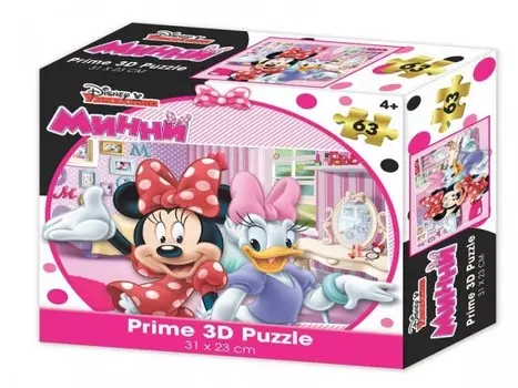 Prime 3D Puzzle Минни (63 элемента)