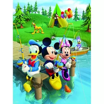 Prime 3D Стерео пазл Микки (100 деталей)