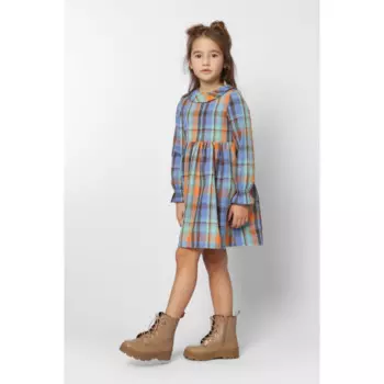 Prime Baby Платье для девочки с длинным рукавом легкое модное PPP02020SQU09