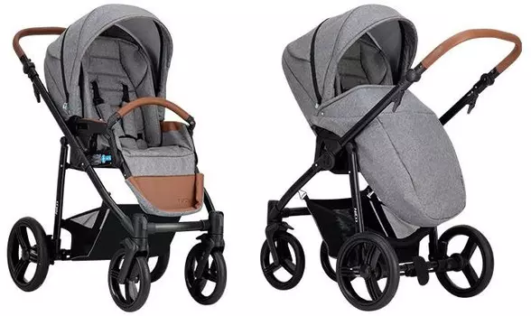 Прогулочная коляска Bebetto Nico (черная рама)