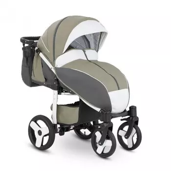 Прогулочная коляска Camarelo Elf белая рама