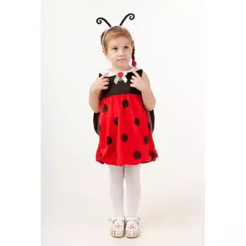 Пуговка Карнавальный костюм Божья коровка Плюшки-Игрушки