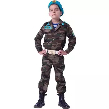 Пуговка Карнавальный костюм Десантник Патриоты