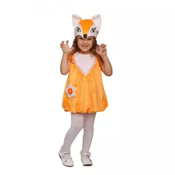 Пуговка Карнавальный костюм Лисичка Плюшки-Игрушки