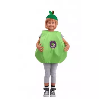 Пуговка Карнавальный костюм Яблоко Веселая Полянка