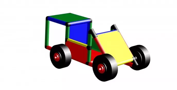 Quadro Конструктор крупногабаритный Offroad