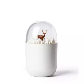 Qualy Контейнер для ватных палочек Deeryard