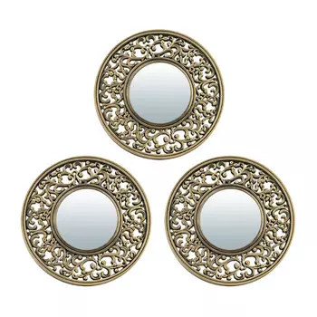 Qwerty Комплект декоративных зеркал Лион D12 см 3 шт.
