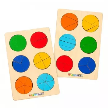 Raduga Kids Дроби Никитина Уровень 1