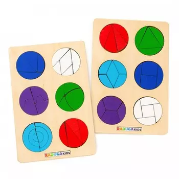 Raduga Kids Головоломка Дроби Никитина 2 уровень